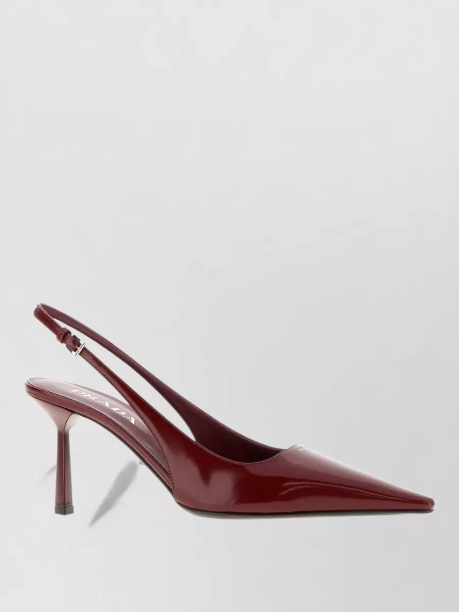 Prada leather mules