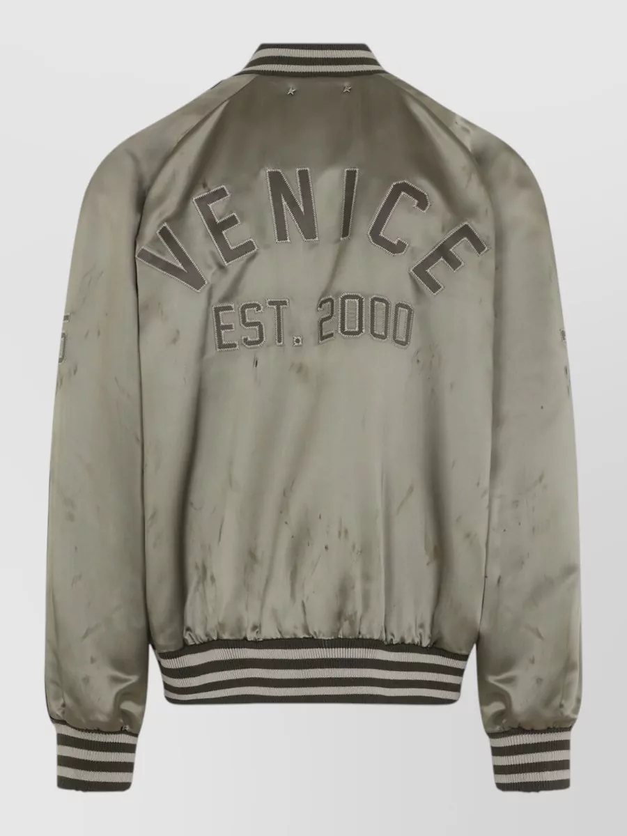 Golden Goose Satin Bomber Jacket