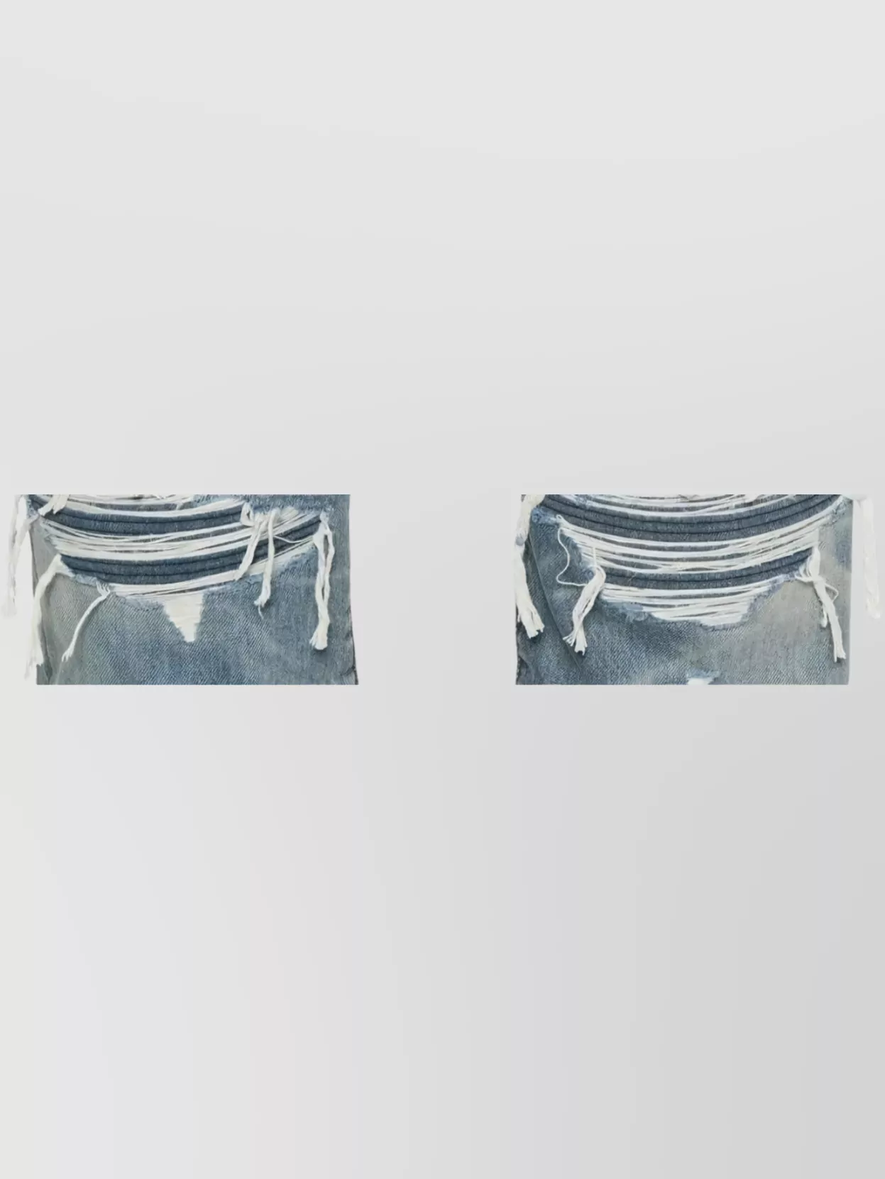 Amiri Straight-Leg Distressed Jeans Belt Loops