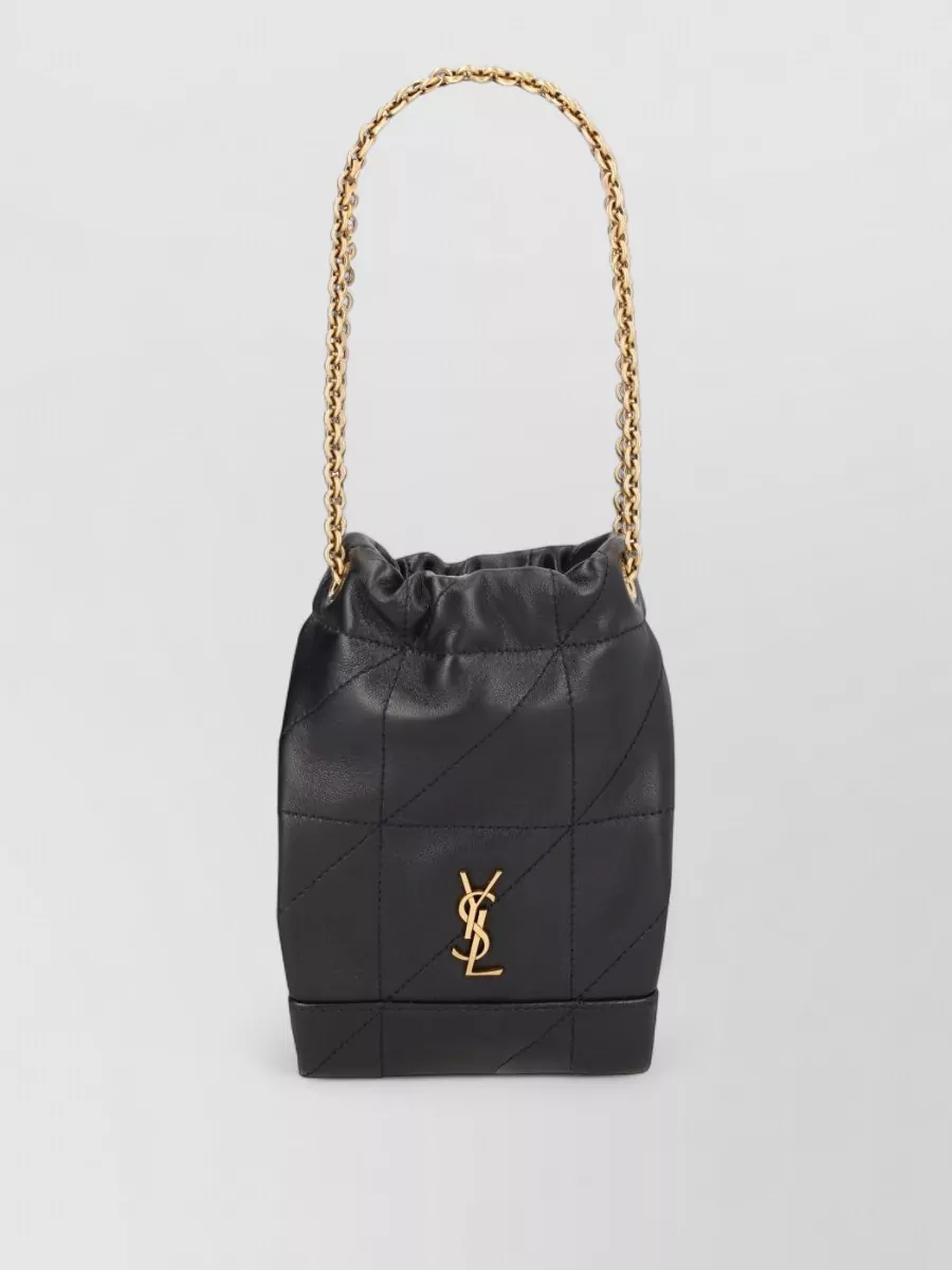 Saint Laurent cassandre leather clutch bag
