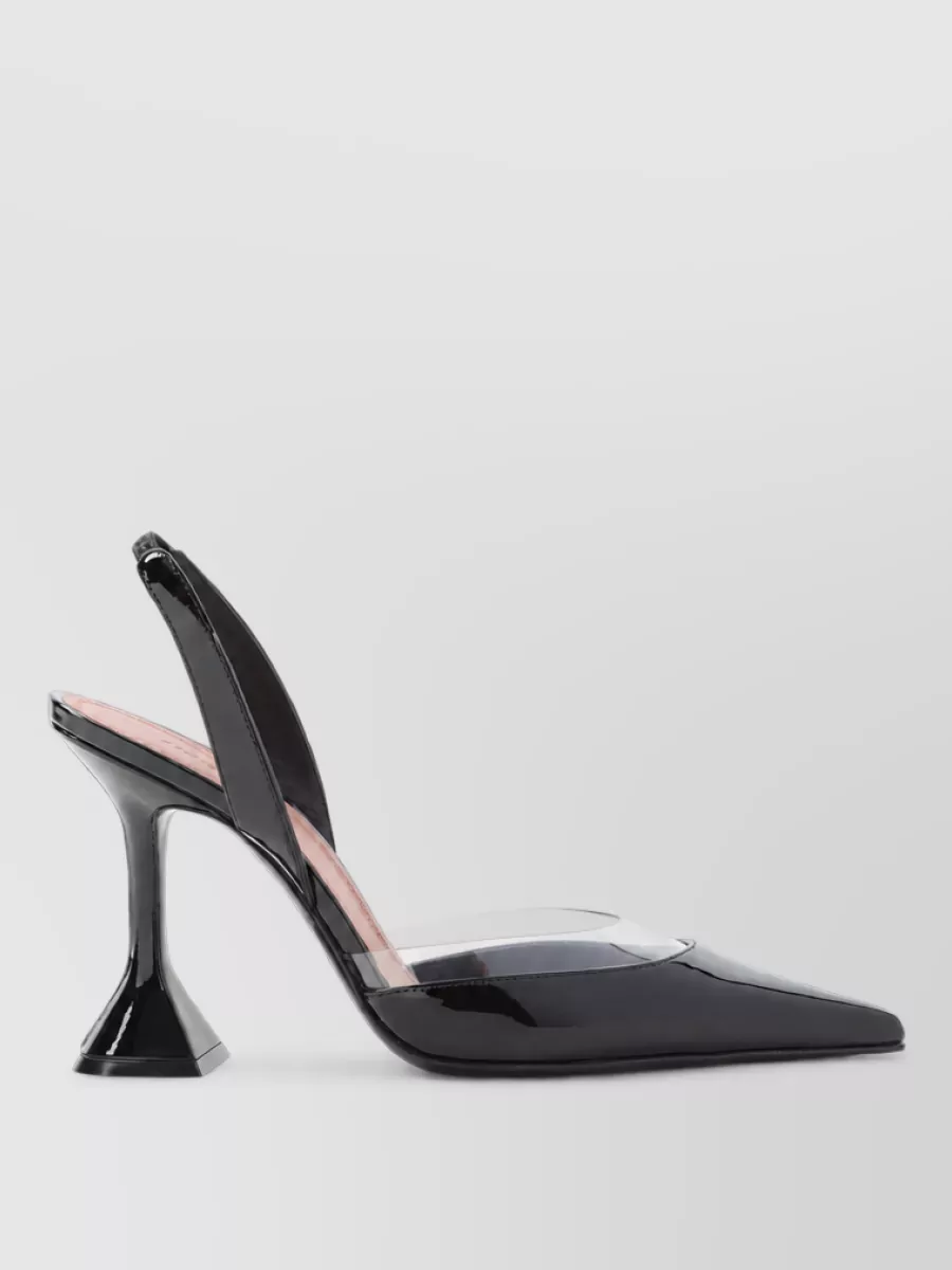 Amina Muaddi Patent Leather Slingback Mules