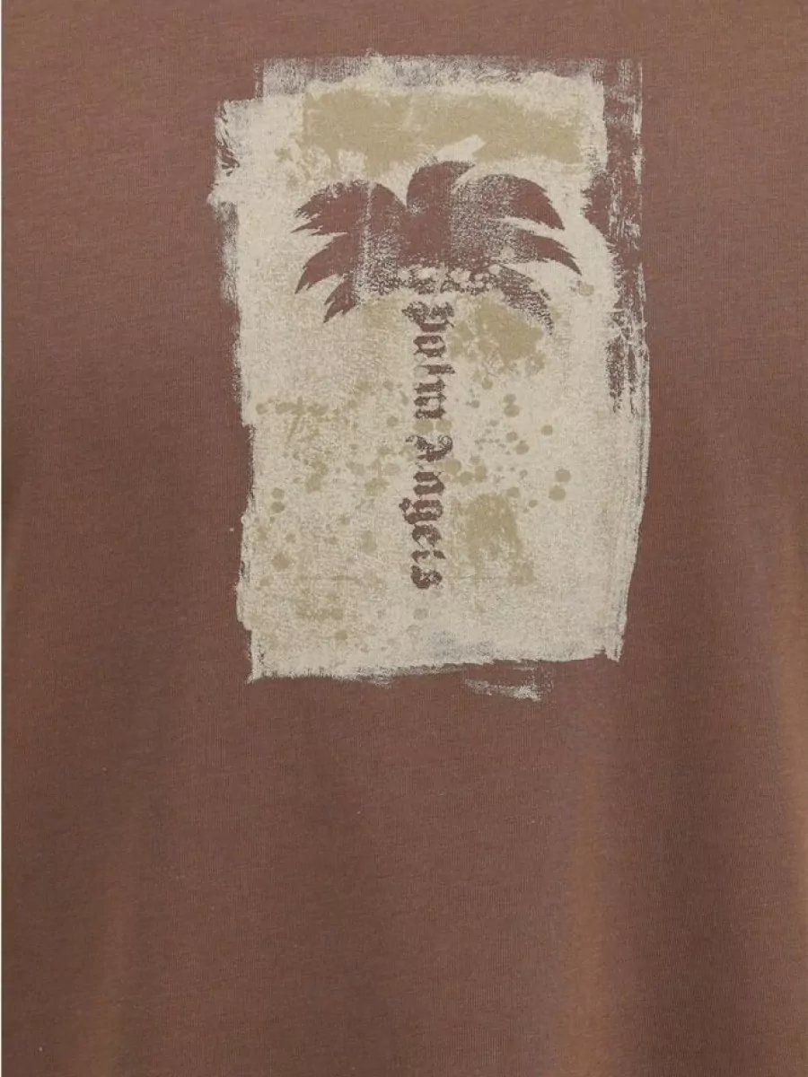Palm Angels Cotton printed short-sleeve t-shirt