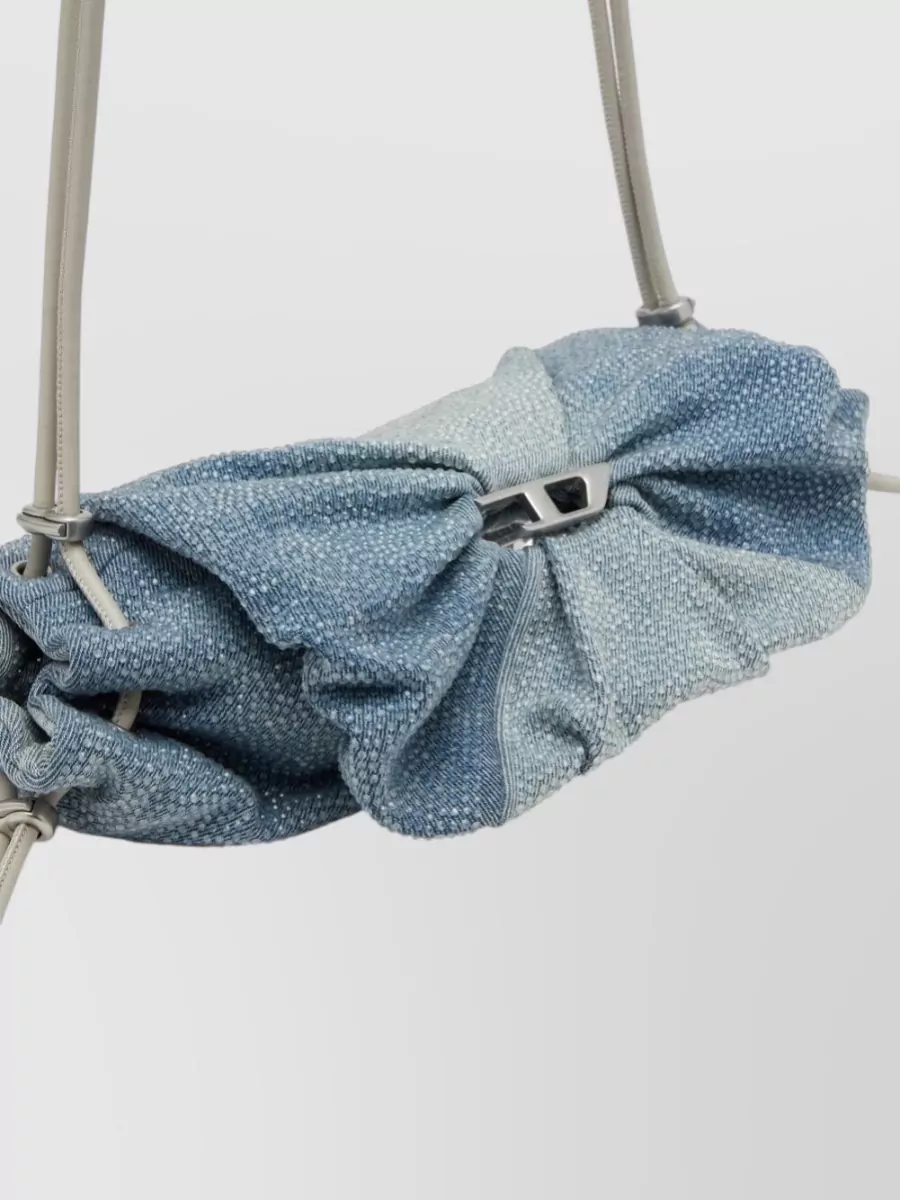 Diesel Scrunch-D Small Denim Shoulder Bag