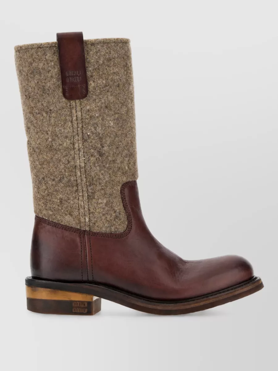 Miu Miu leather boots