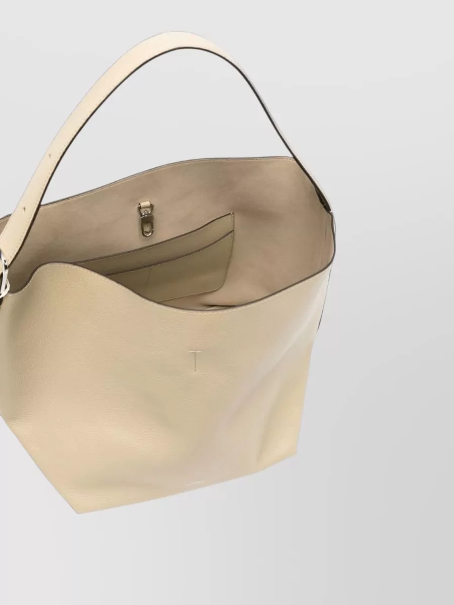 Totême Leather Belted Shoulder Bag