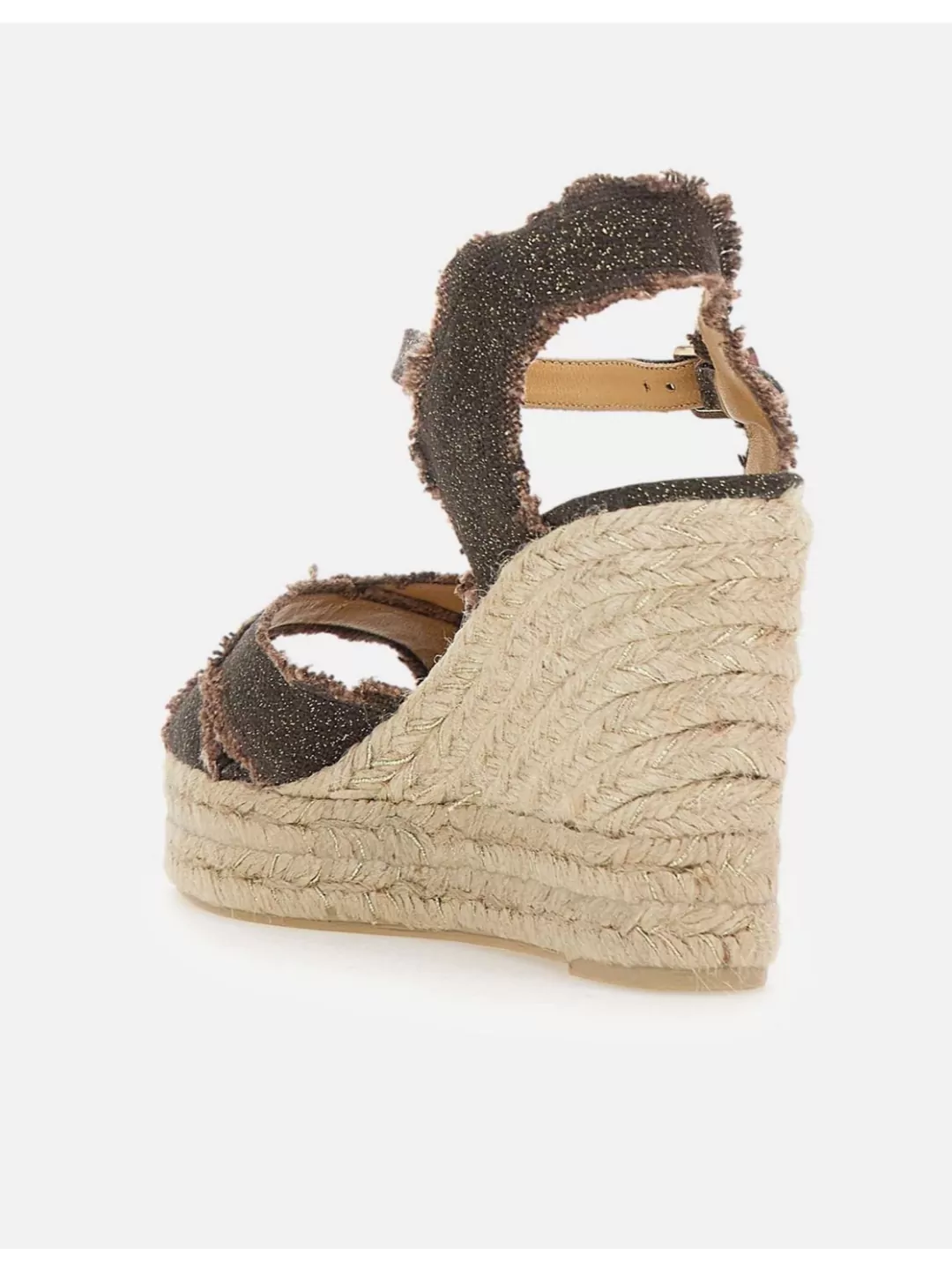 CASTAñER CRISS-CROSS JUTE WEDGE PLATFORM ESPADRILLES