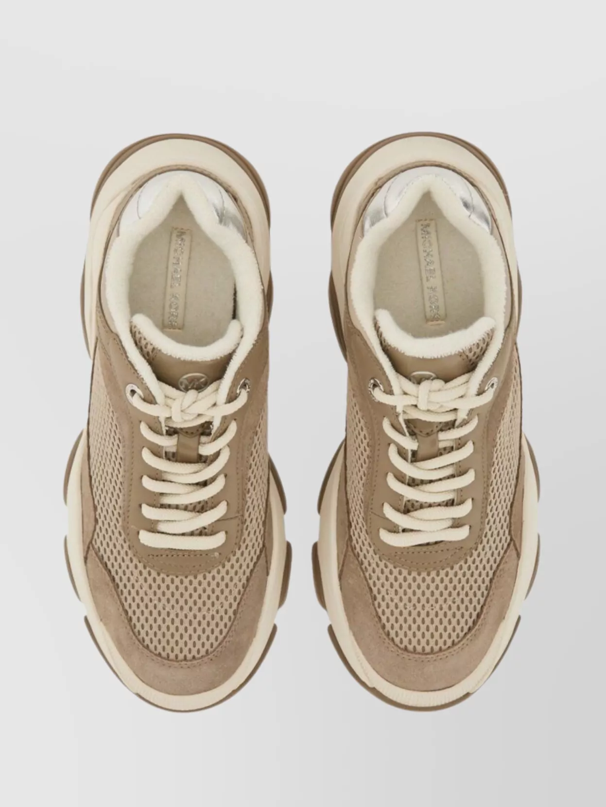 Michael Kors Chunky Sole Mesh Panels Sneakers