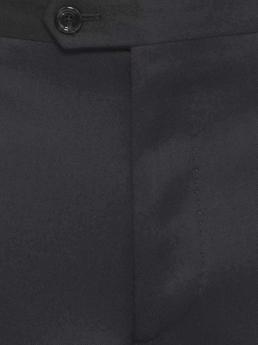 Lardini Wool Suit Structured Lapel Collar Vents