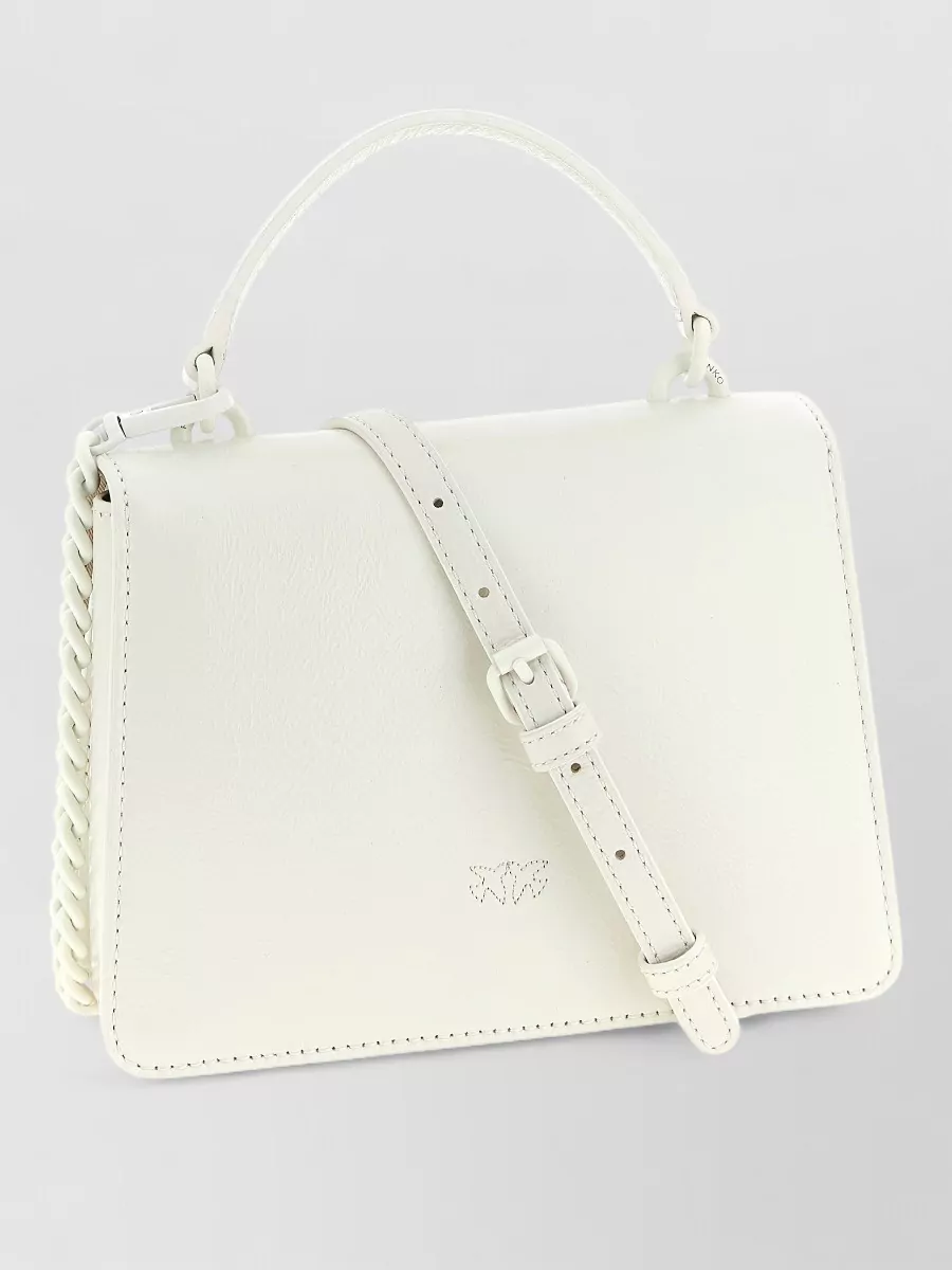 Pinko Love Bag One Mini Leather Shoulder Bag