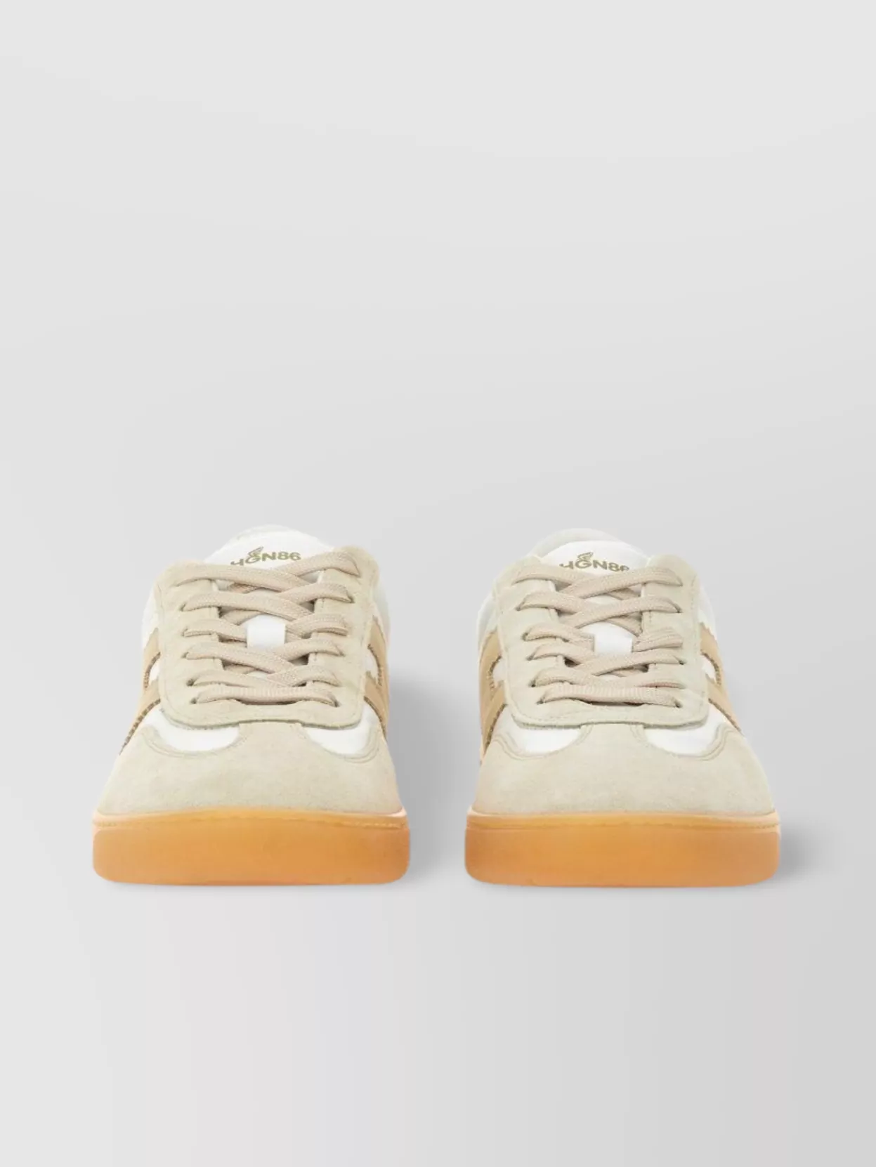Hogan Sneakers With Suede Accents And Rubber Sole