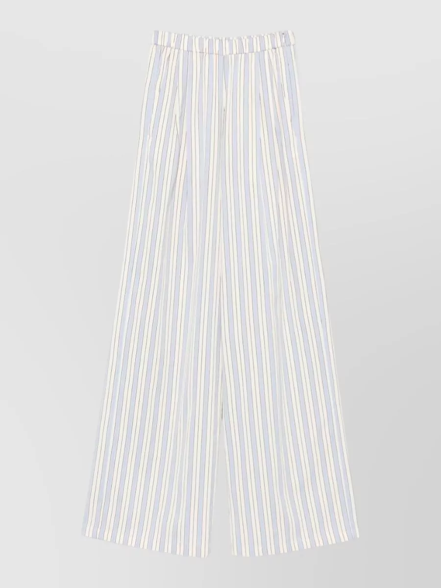 Forte Forte Striped Wide-Leg Trousers