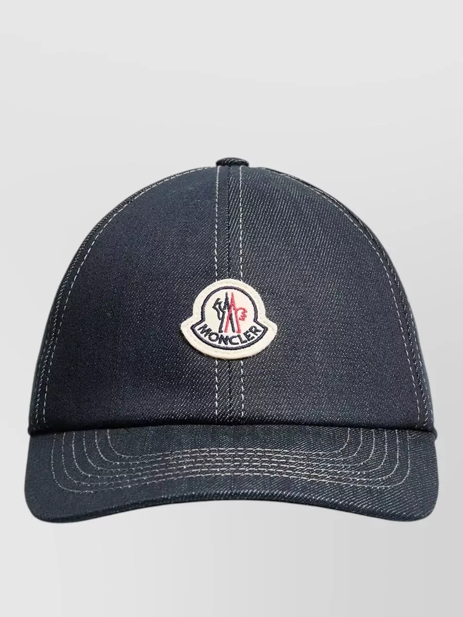 Moncler denim baseball cap