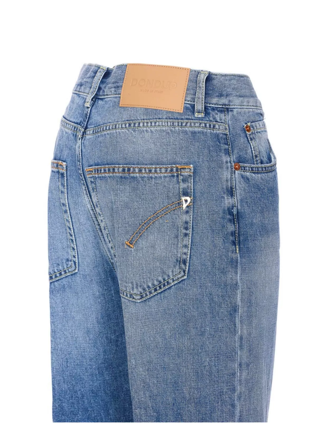 Dondup Regular Fit Trousers With Five-Pocket Design