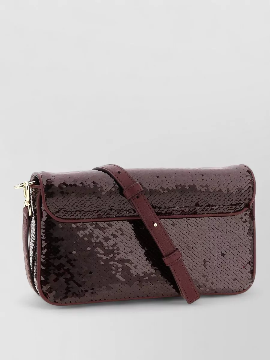 Furla Small Sequin Fabric Shoulder Bag