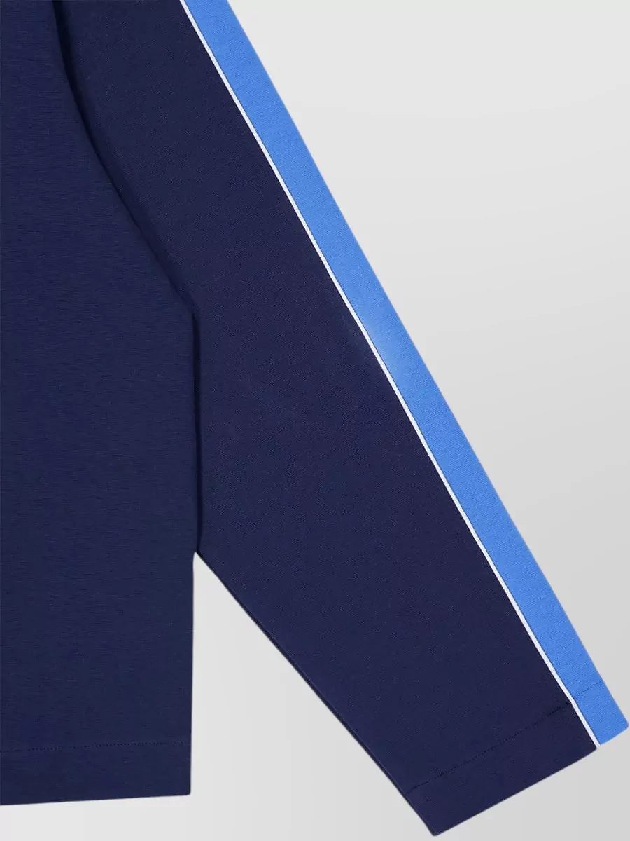 Casablanca Ribbed Collar Polo Sweatshirt