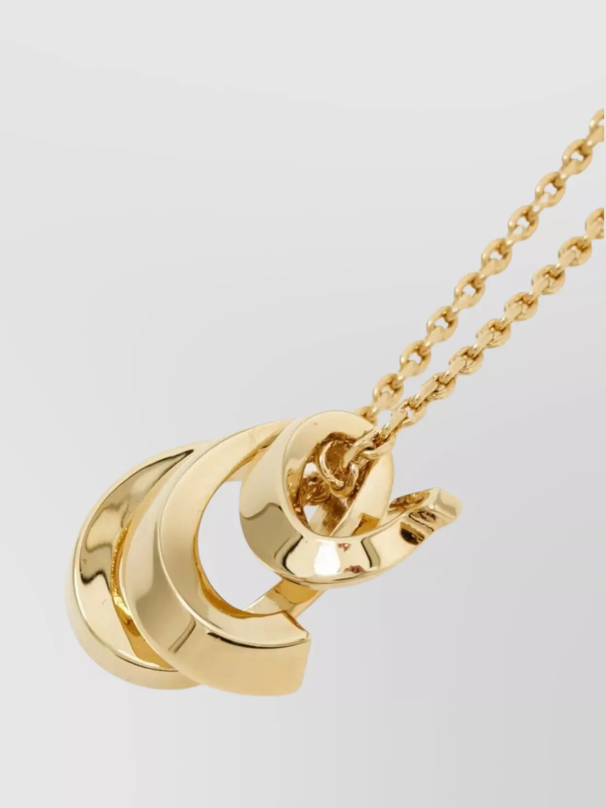 Ferragamo Link Chain Pendant Necklace