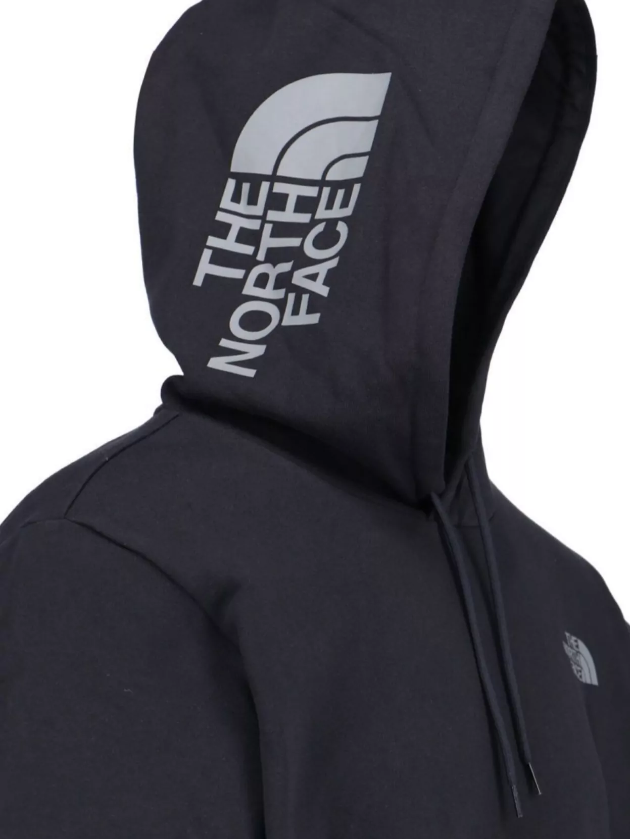 Shop The North Face Hooded Sweatshirt Kangaroo Pocket In Black