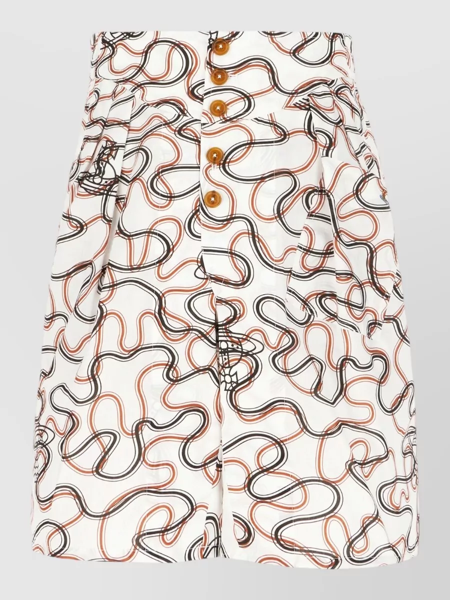Vivienne Westwood printed cotton bermuda shorts