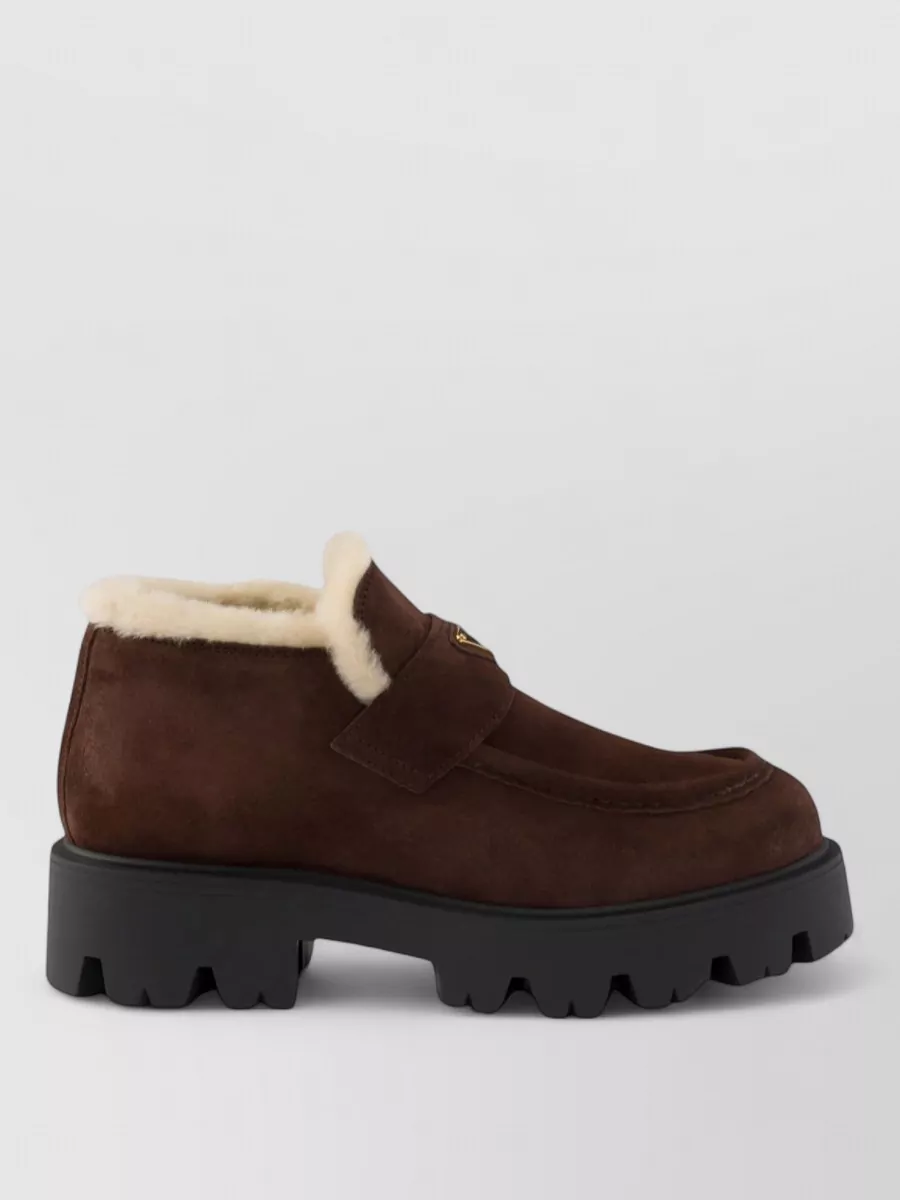 Prada Suede Loafers