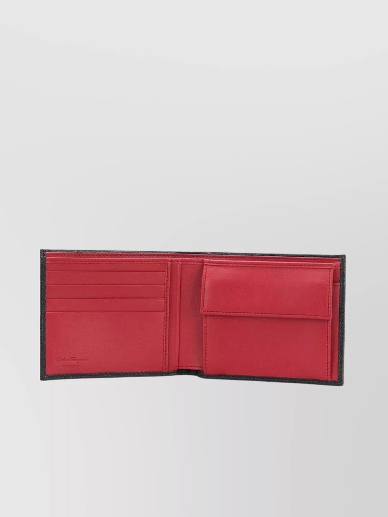 Ferragamo Revival Double Gancio Bicolor Wallet