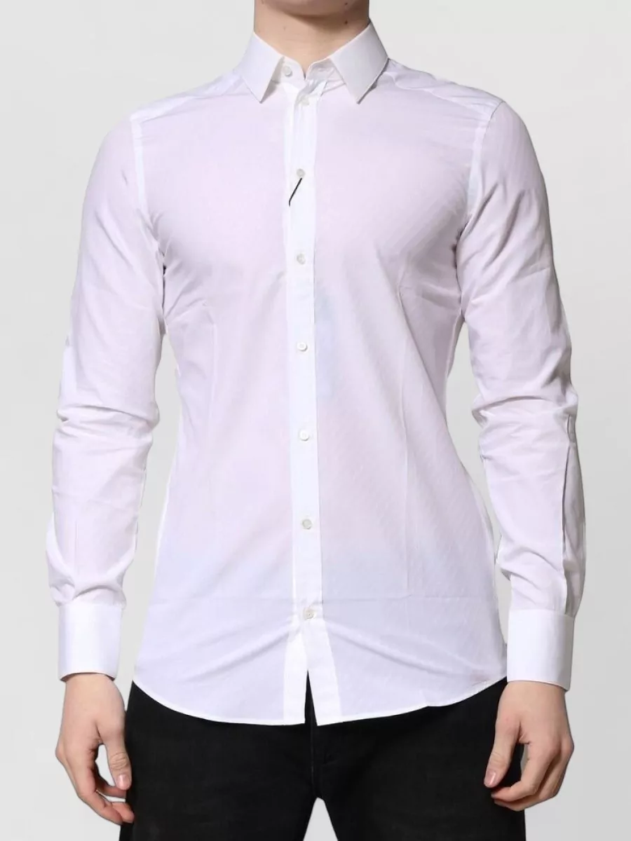 Dolce&Gabbana Cotton long-sleeve dress shirt