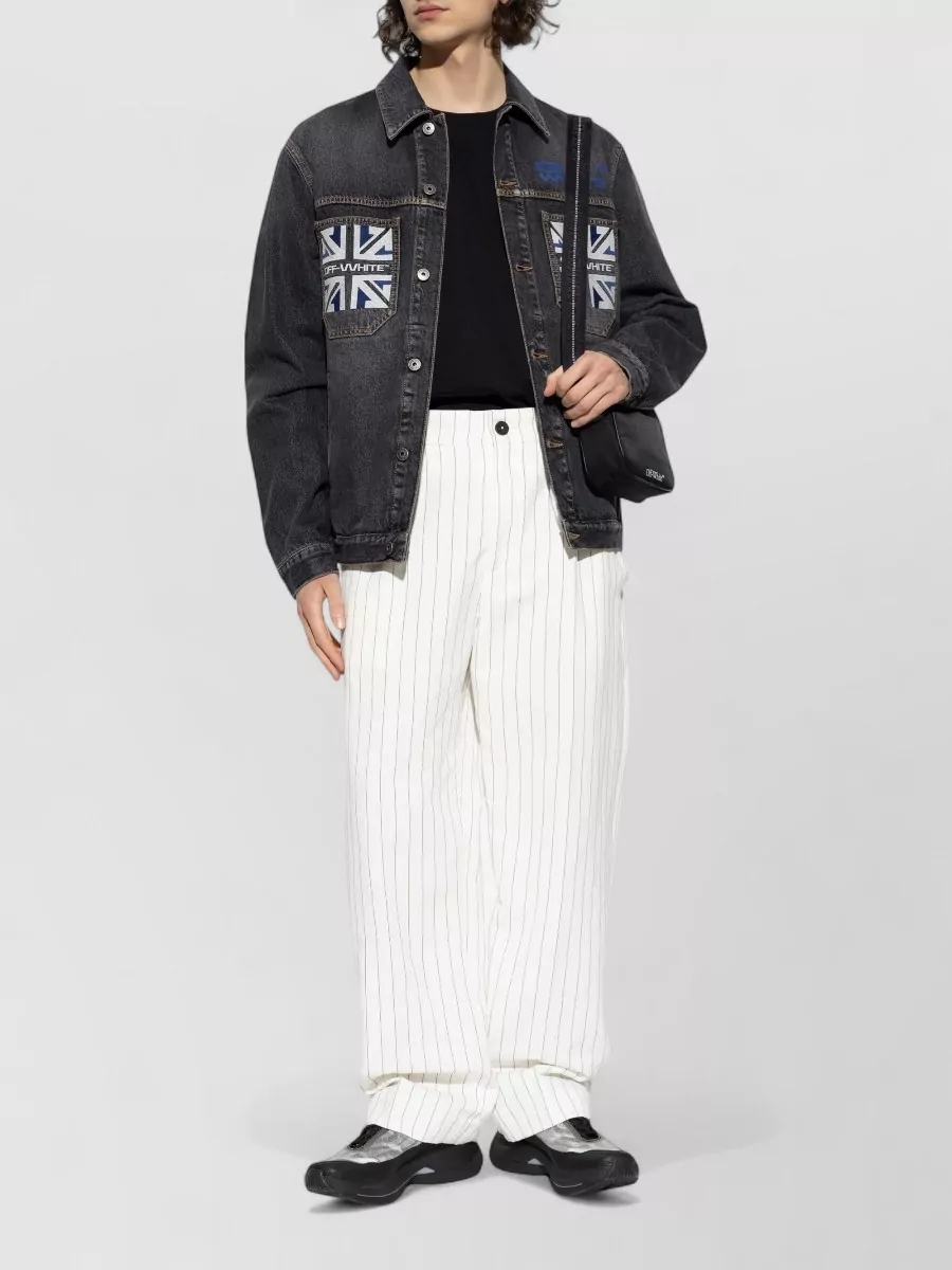 Off-White Logo Slim Fit Short Sleeve T-Shirt