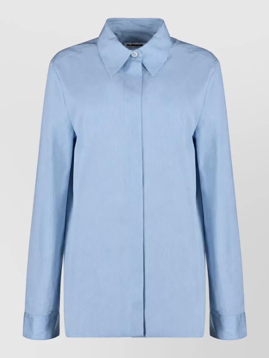 Jil Sander Striped cotton shirt