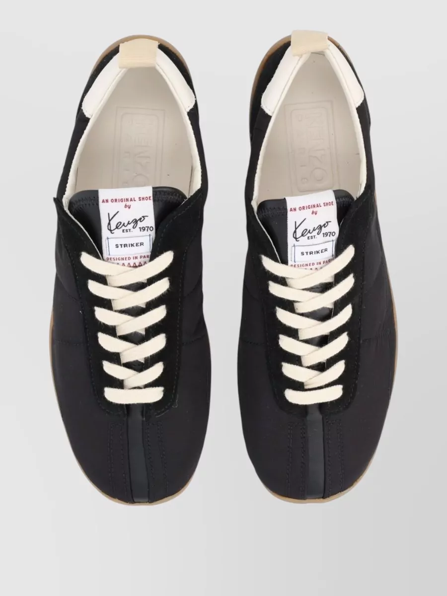 Kenzo Sneakers Contrast Heel Pull Tab Texture