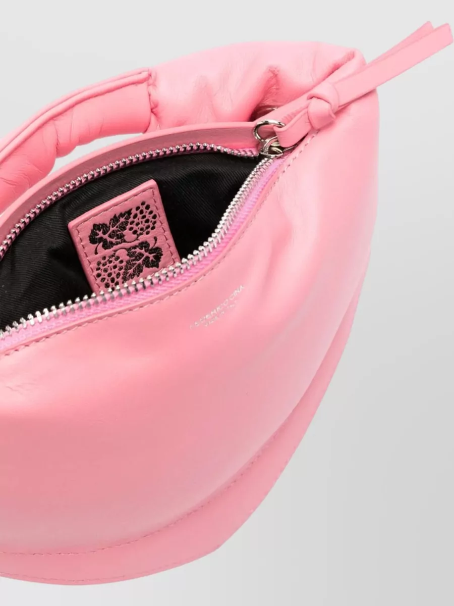 Federico Cina Lambskin Padded Mini Tote Bag