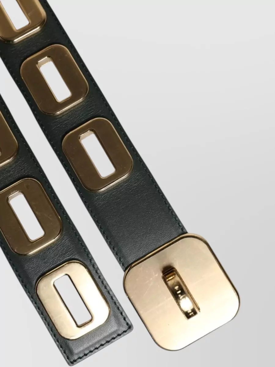 Dolce&Gabbana Leather Cutout Belt