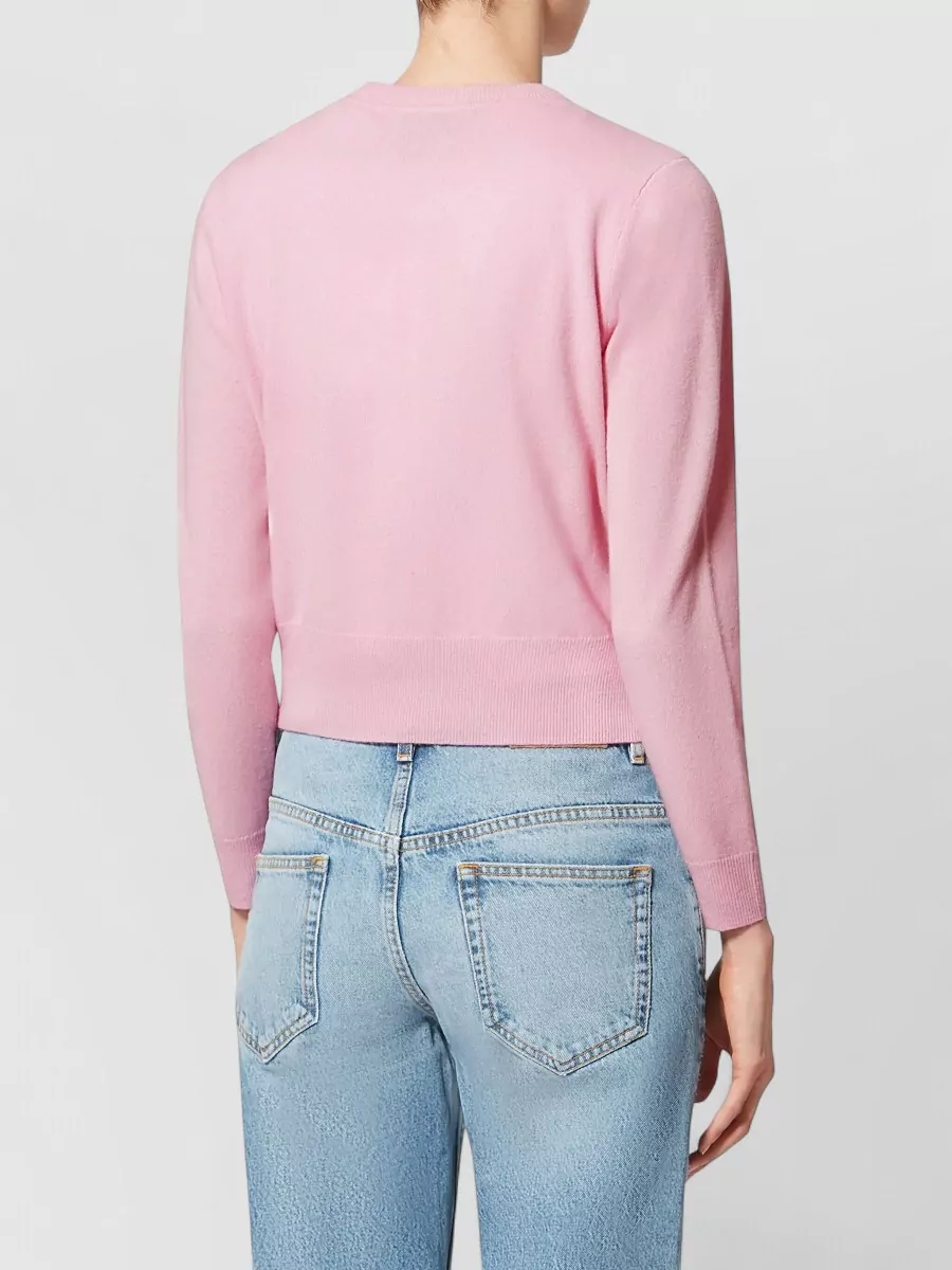 Isabel Marant Idesia Cardigan Crew Neck Long Sleeves