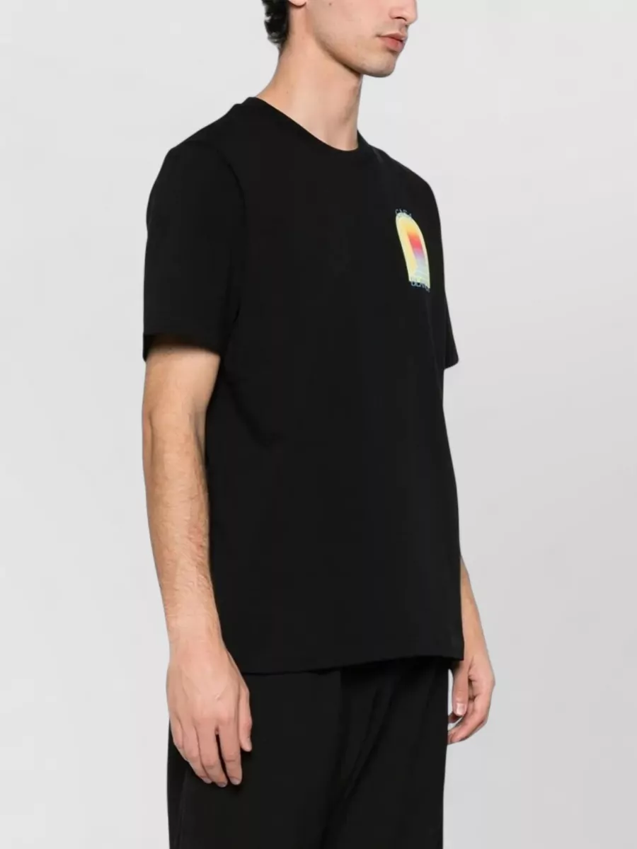 Casablanca Arche Graphic Print Crew Neck T Shirt