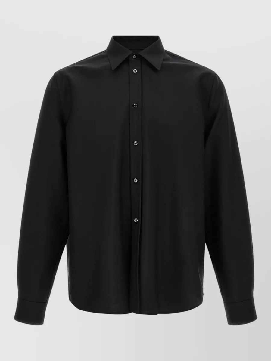 Jil Sander Wool mohair long-sleeve shirt