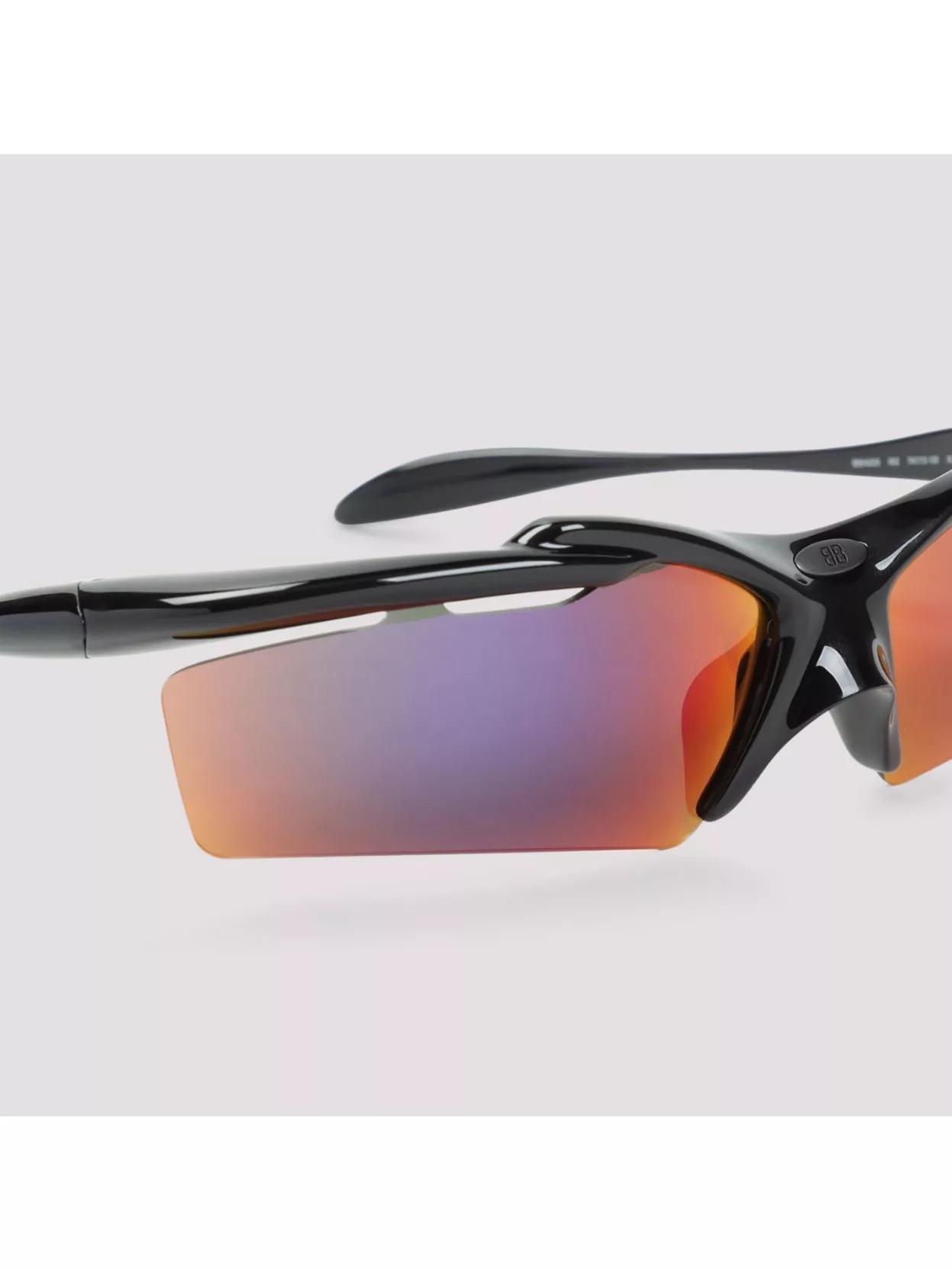 Balenciaga Turbo D-frame Sunglasses Iridescent Lenses