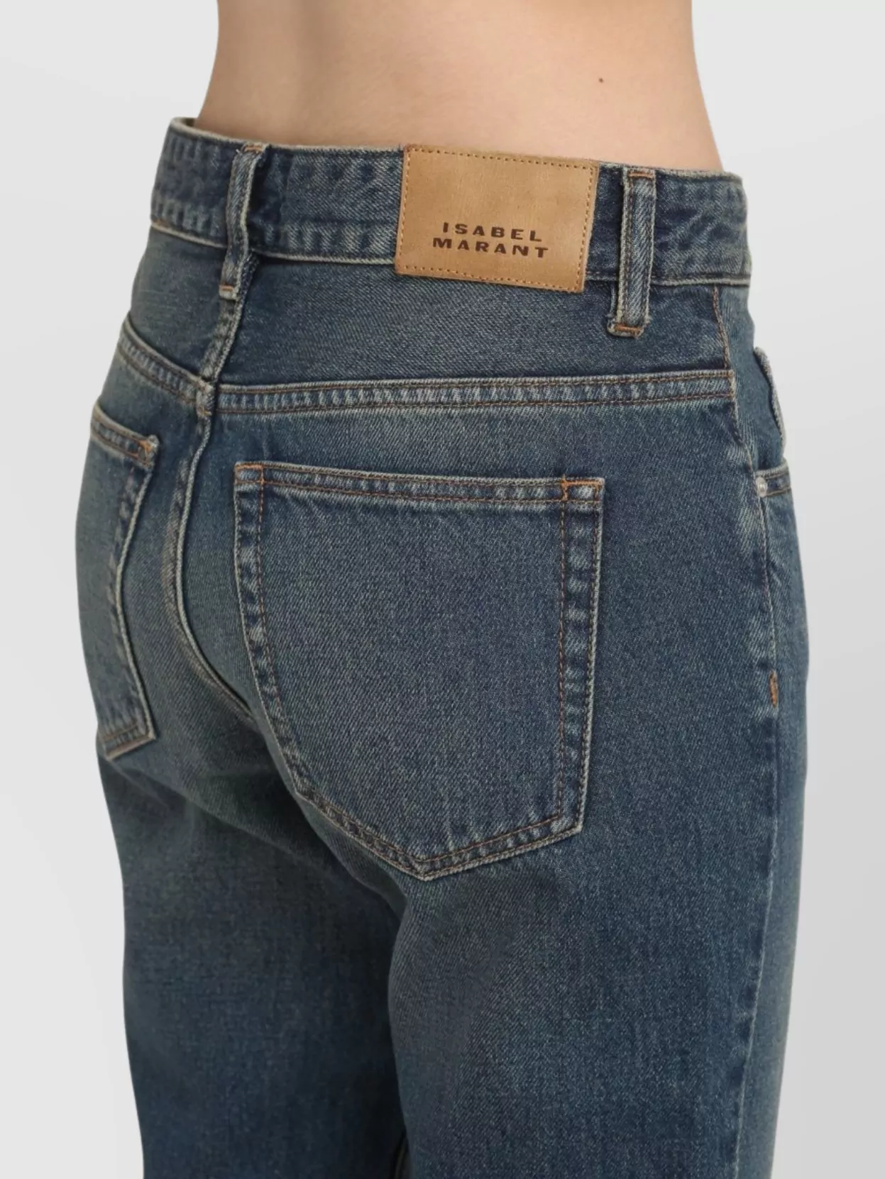 Isabel Marant Jiliana Stretch Cotton Jeans