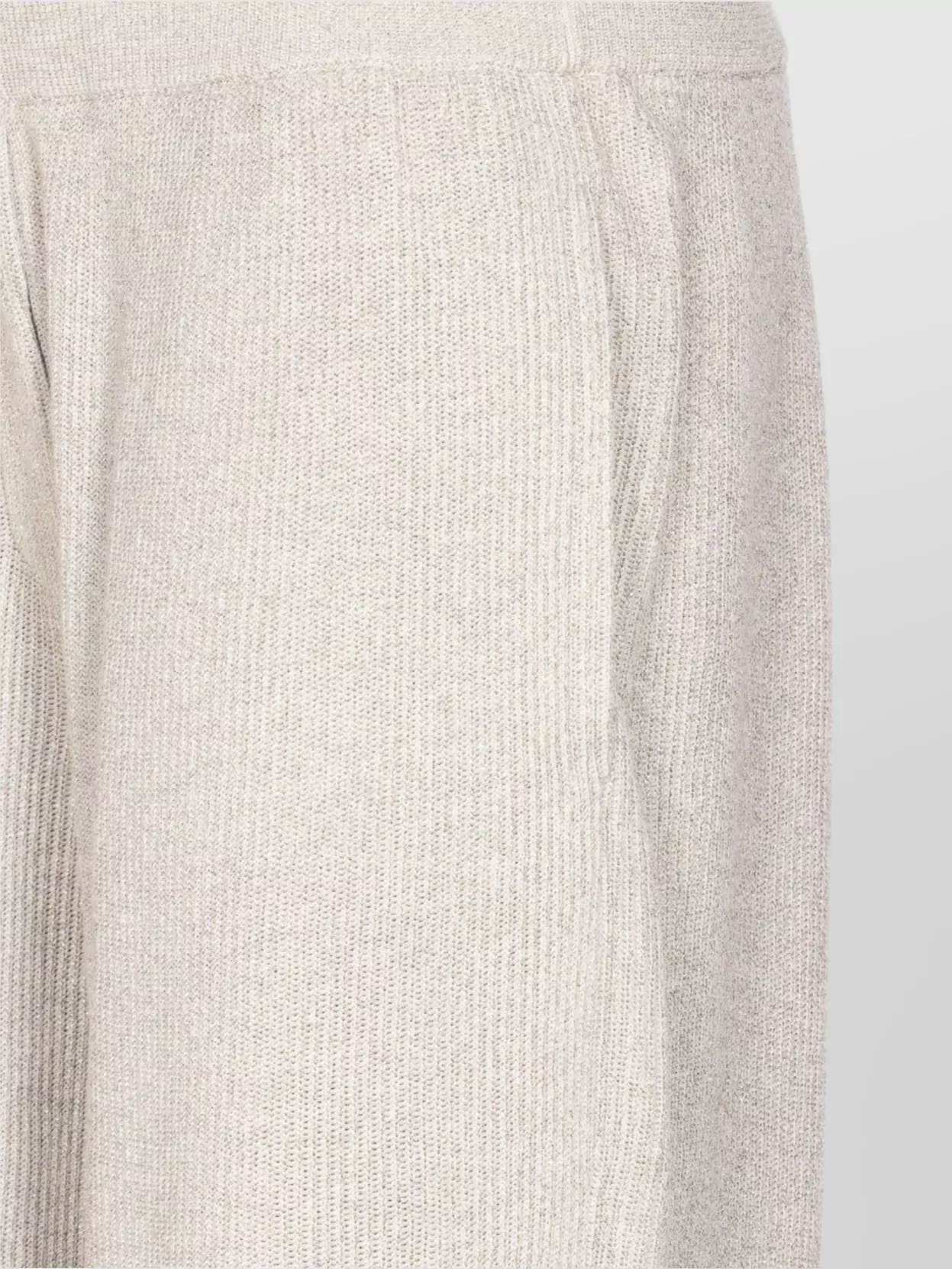 Brunello Cucinelli Flared Trousers Ribbed Elasticized Waist