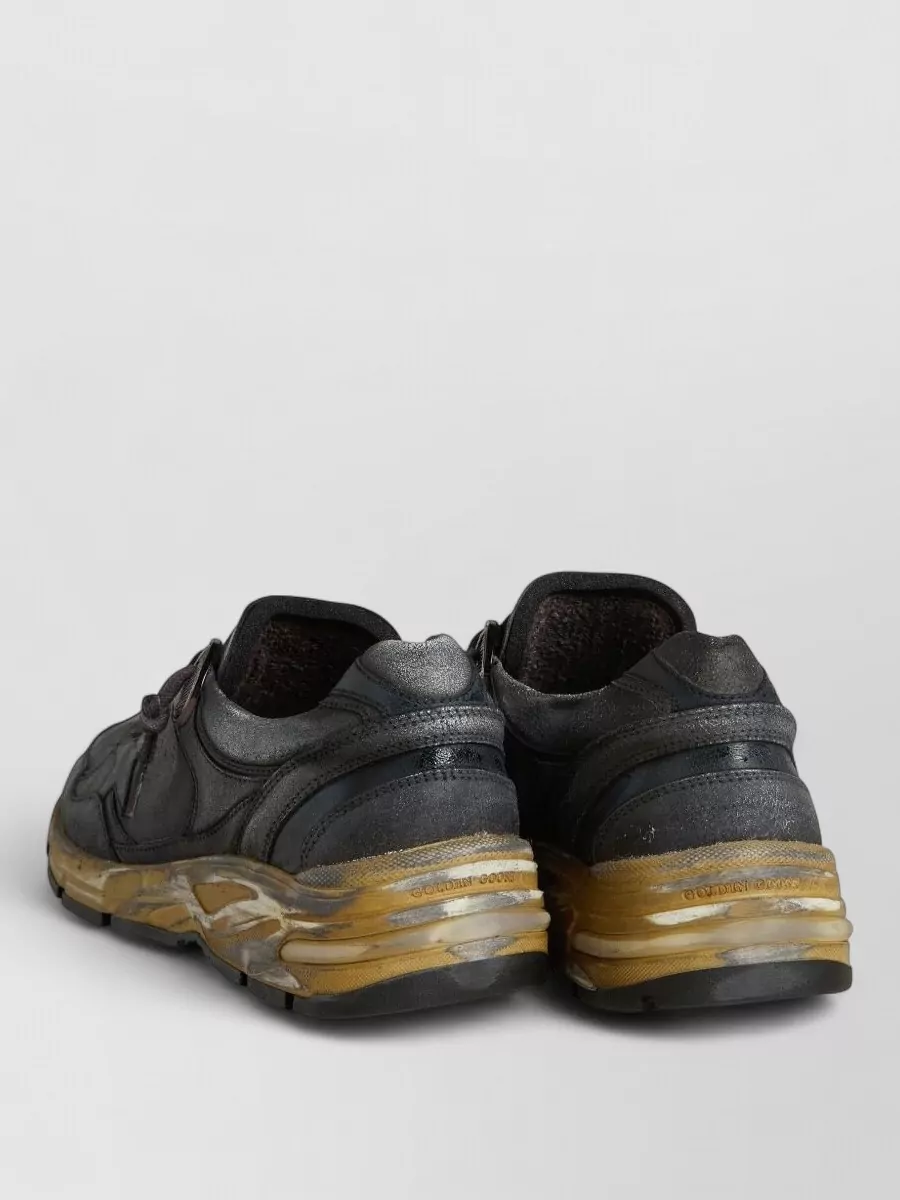 Golden Goose Running Dad Sneakers Contrast Sole Detail