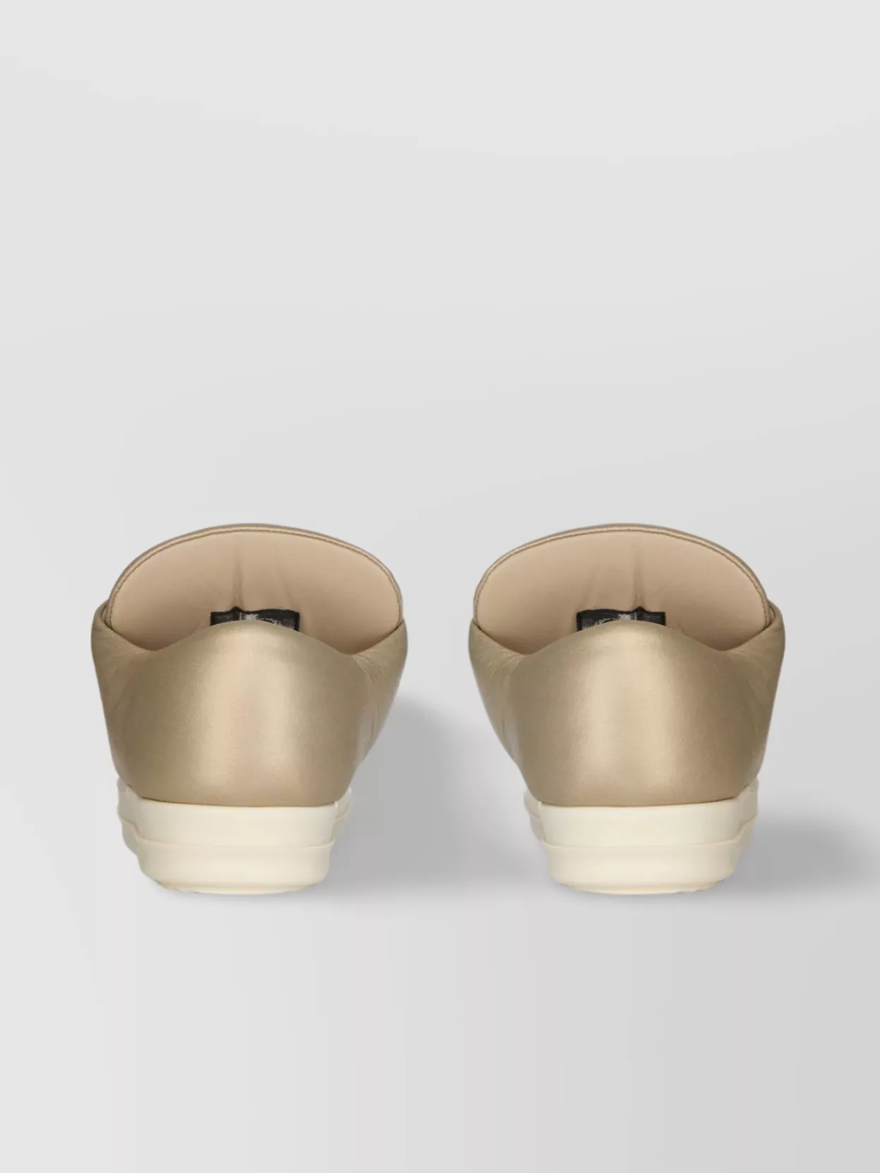 Rick Owens Puffer Low-Top Sneakers With Jumbo Laces