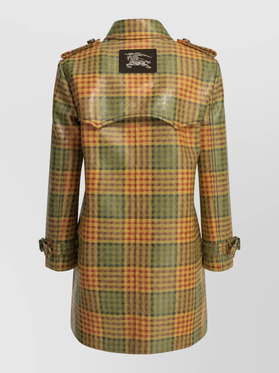Burberry Printed Trench Coat