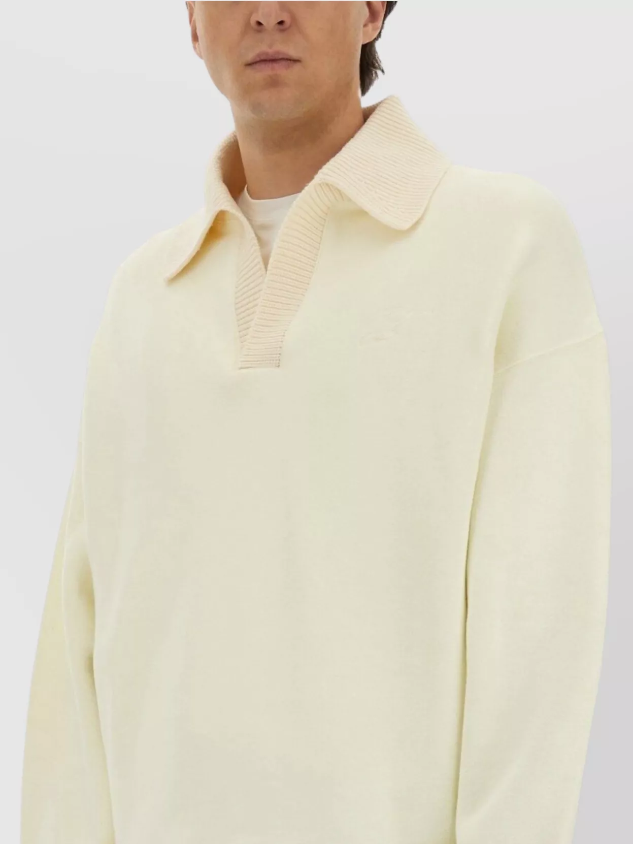 Jacquemus Ribbed Collar Long Sleeves Sweater
