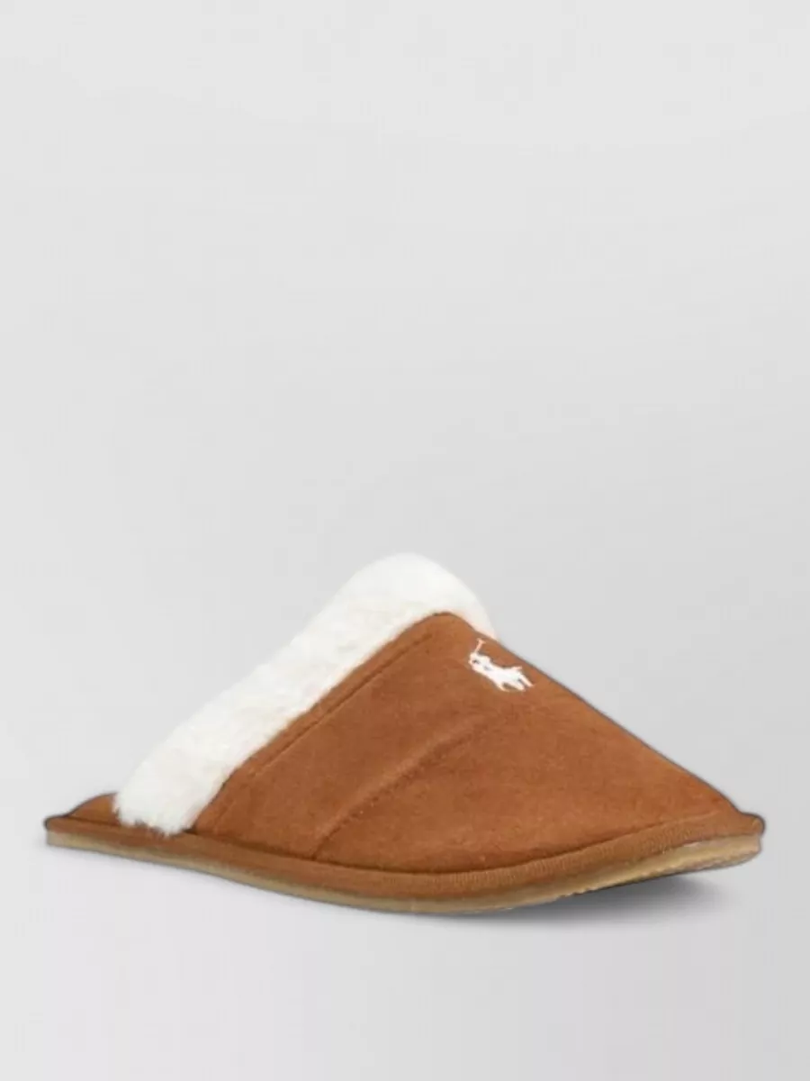 Ralph Lauren textile slippers