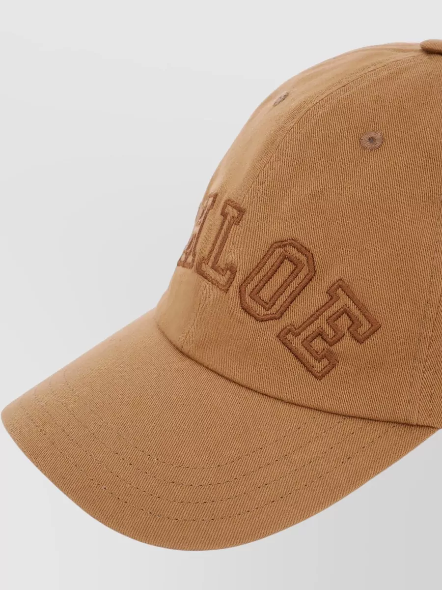 Chloé Cotton Logo Baseball Cap