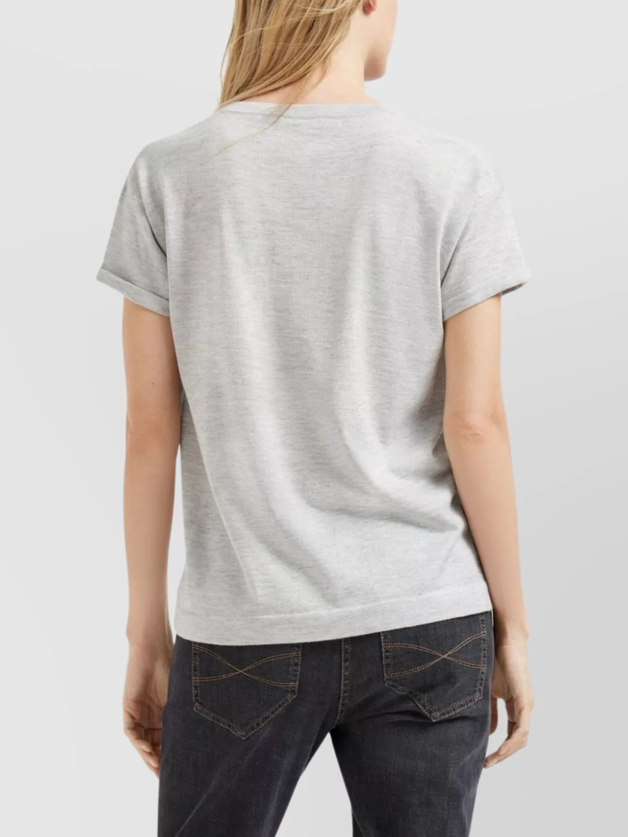 Brunello Cucinelli Cashmere And Silk T-Shirt