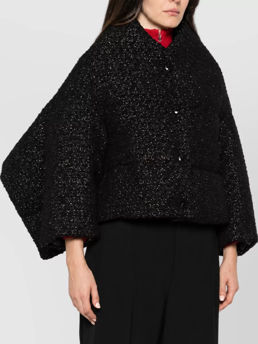 Moncler Quilted Cropped Cape