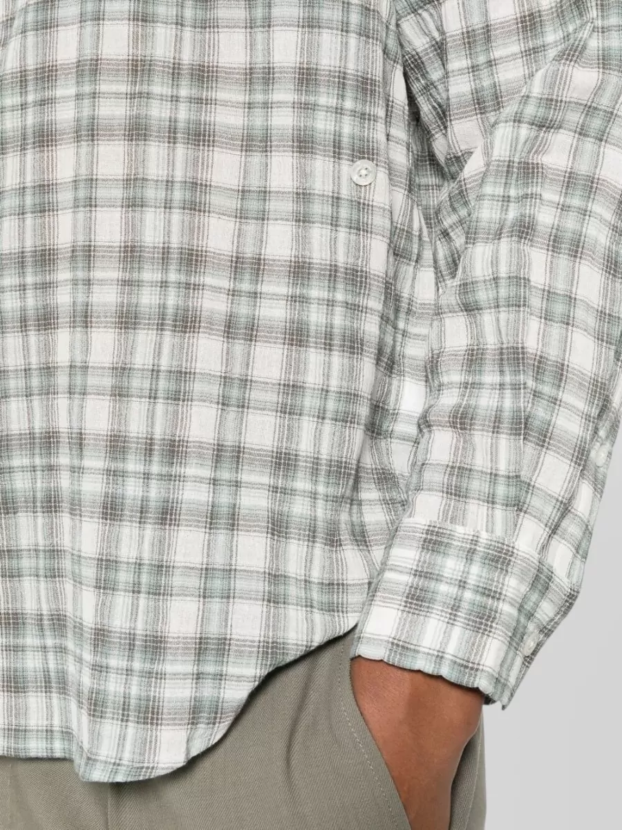 Dunst Checked Cotton Long-Sleeve Shirt