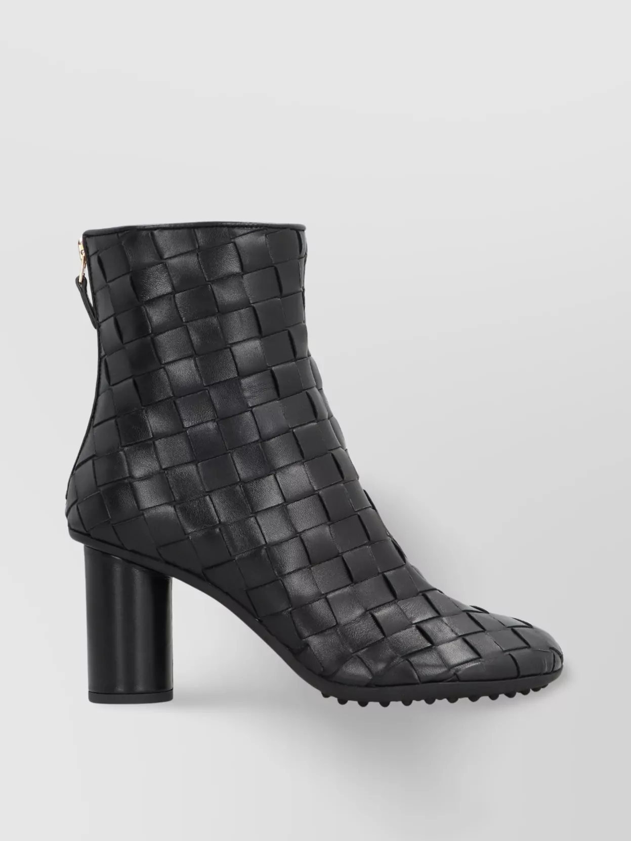 Bottega Veneta Leather Ankle Boots Block Heel