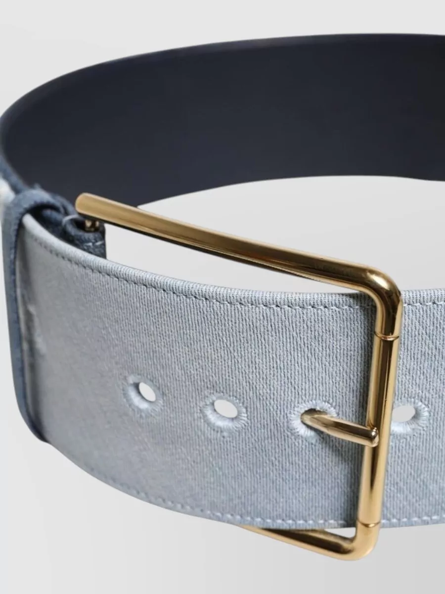 Dolce&Gabbana Two Tone Denim Belt