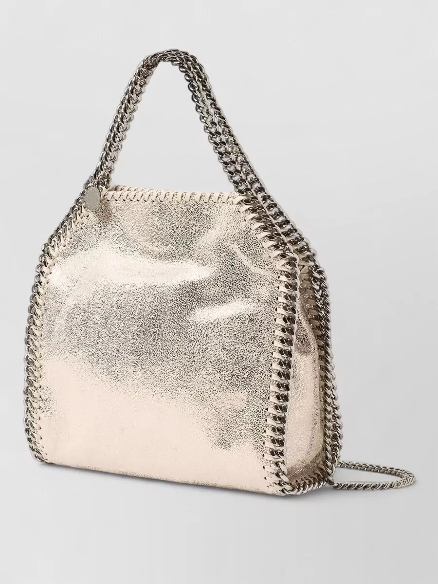 Stella Mccartney Falabella Mini Metallic Shoulder Bag