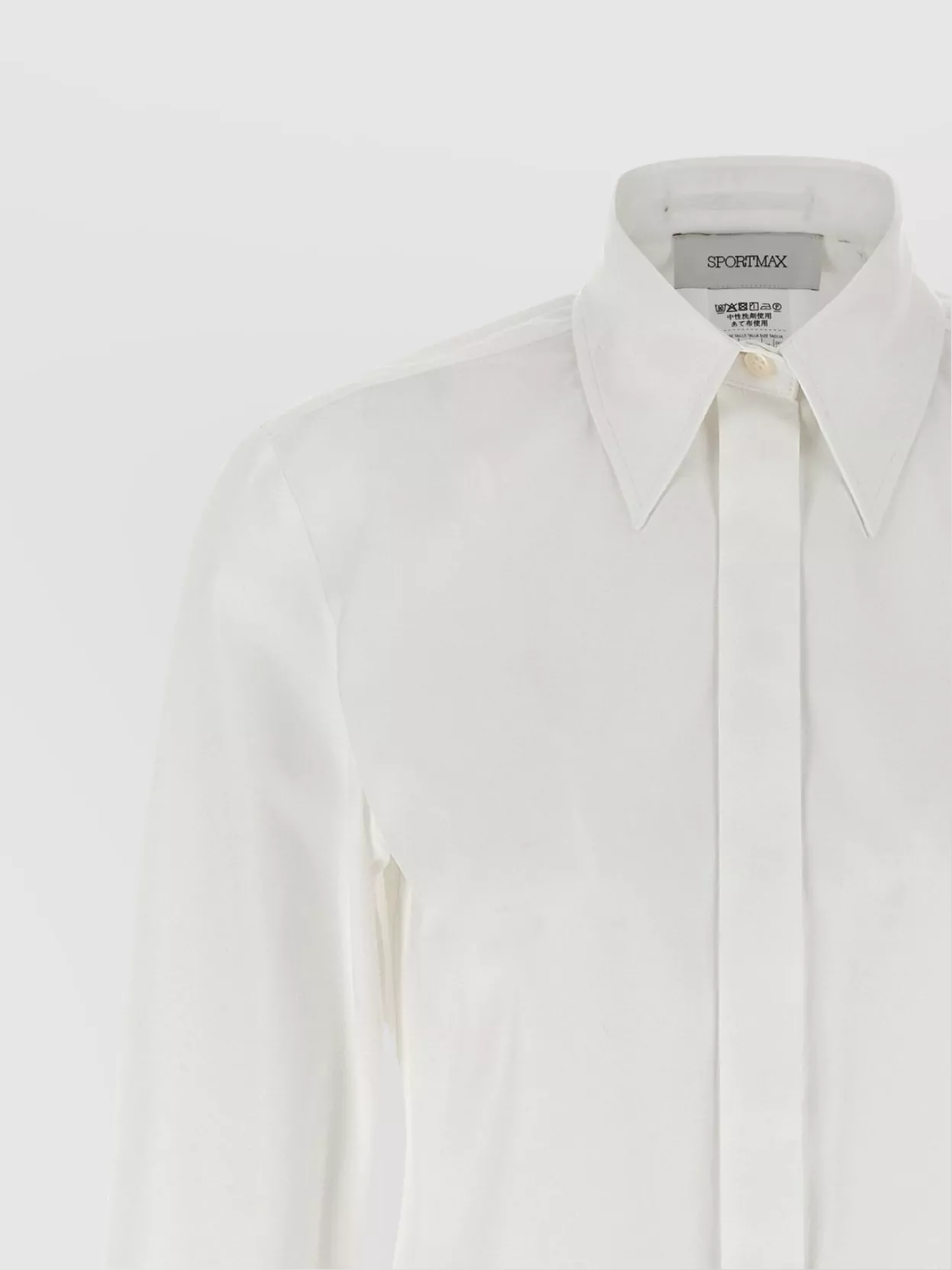 Sportmax Pointed Collar Long Sleeves Shirt