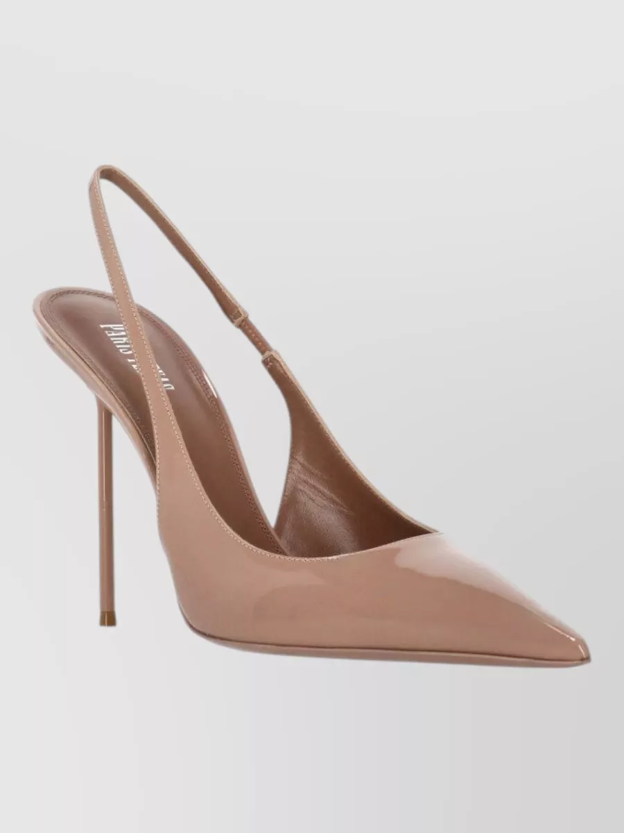 Paris Texas patent leather slingback pumps
